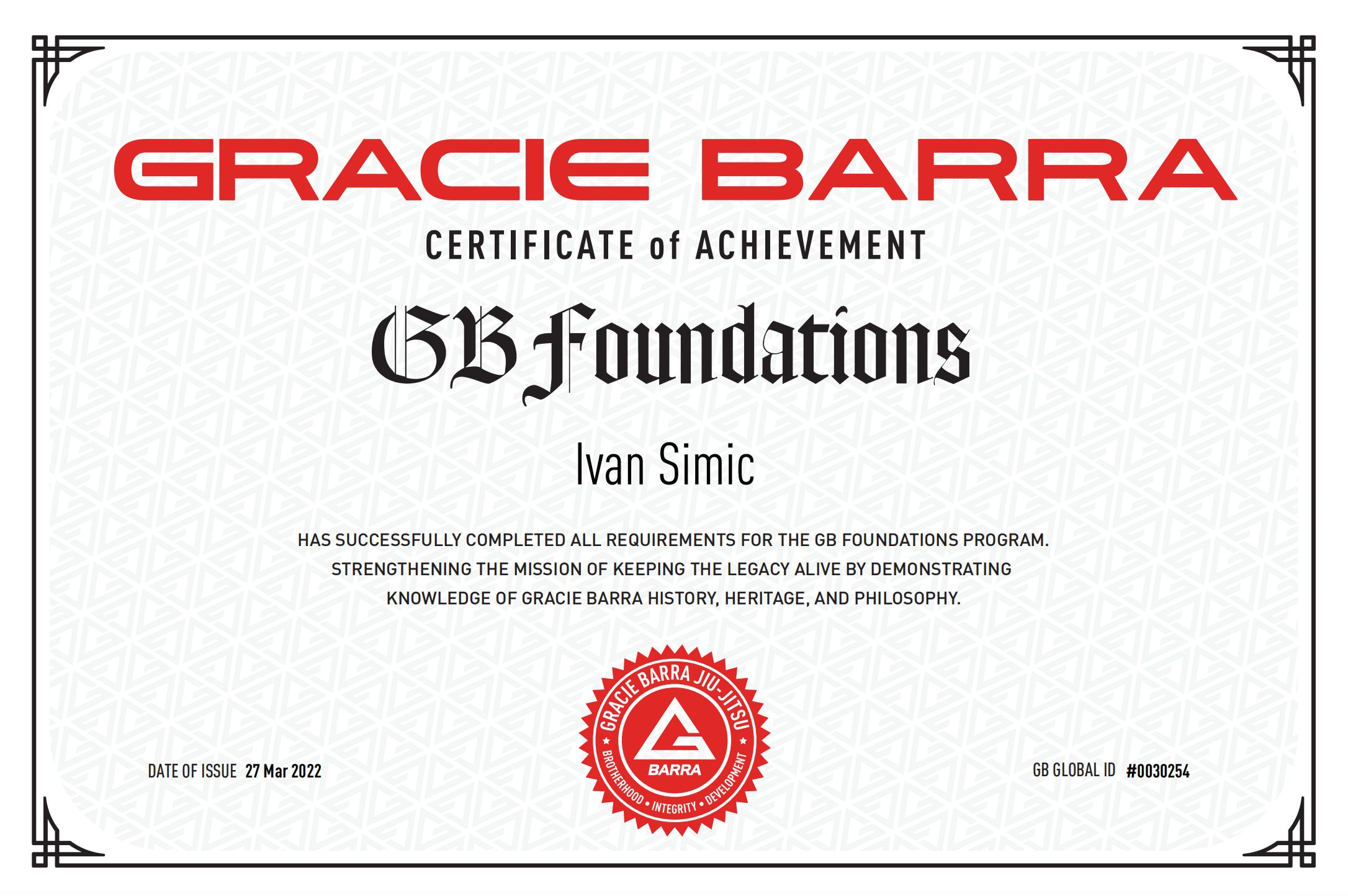 gb foundations ivan simic